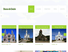 Tablet Screenshot of diocesedeerexim.org.br